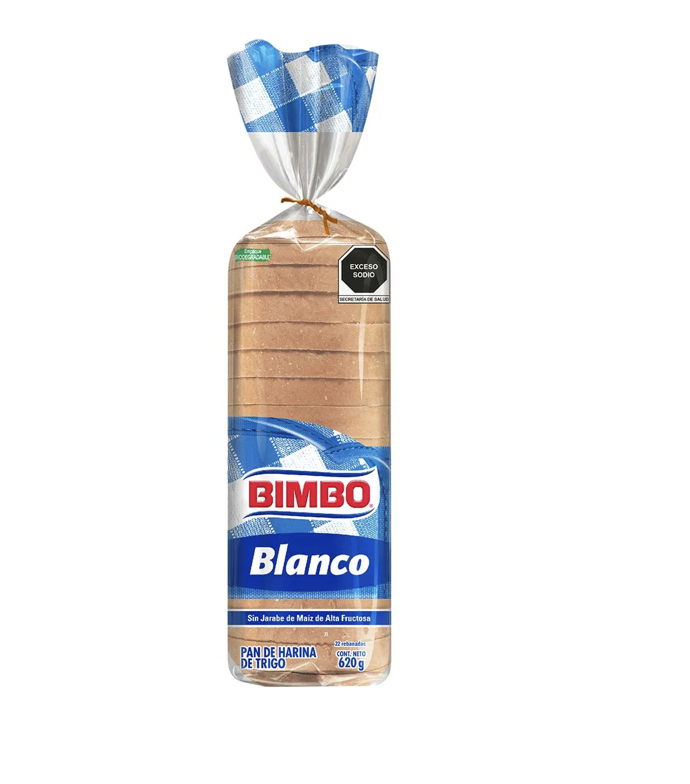 White Bimbo Bread 620g